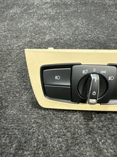 9265297 2013 BMW 328i F30 Headlight Control Switch Beige OEM 9265297