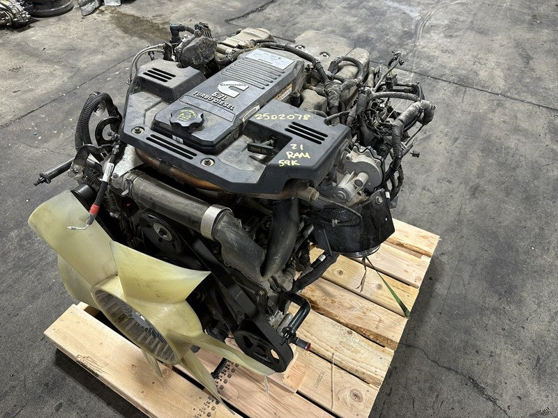  21-23 RAM 2500 3500 6.7L Cummins Engine Assembly VIN L 8th digit opt ETL 59k mi