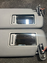 2018 Audi S4 Front Left & Right Sun Visors Black OEM