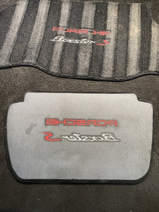 2001 Porsche Boxster S Interior Carpet Floor Mat Set W/ Red Stitching OEM