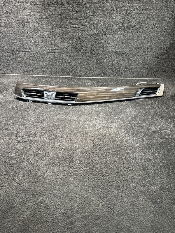 9292740 2016 BMW X1 Front Dash Wood Trim W/ Air Vents OEM 9292740