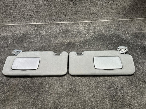 2015 Subaru WRX LH & RH Sun Visors Assembly Set OEM Black