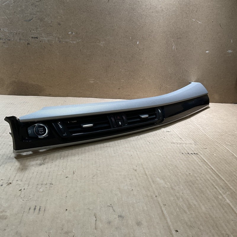 925264810 15-16 BMW X6M Dash Panel Center Bezel Push Start And Air Vents OEM PN:925264810