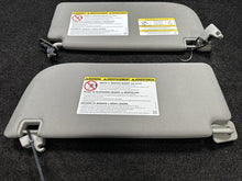 2022 Ford F250 Front Left & Right Side Sun Visors Set OEM Gray