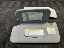 1997-2004 Nissan Pathfinder Dual Sun Visor Set Cloth Gray OEM