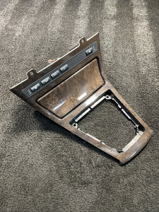 3411706 2007 BMW X3 Center Console Wood Trim Bezel W Ash Tray OEM 3411706