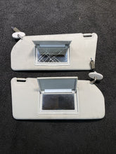 2001-2002 Mazda Millenia Sun Visor Pair Set Left & Right Beige OEM