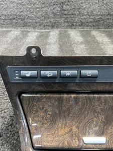 3411706 2007 BMW X3 Center Console Wood Trim Bezel W Ash Tray OEM 3411706