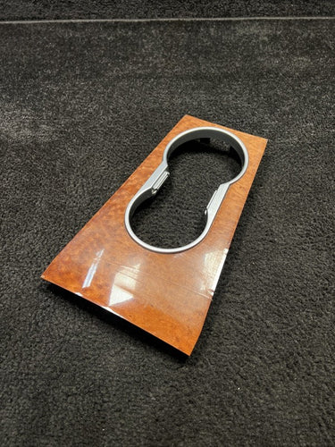 2007 Mercedes Benz ML350 Center Console Cup Holder Wood Grain Trim OEM