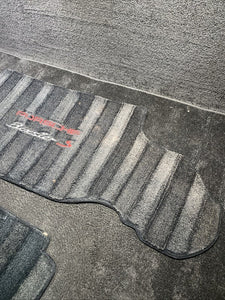 2001 Porsche Boxster S Interior Carpet Floor Mat Set W/ Red Stitching OEM