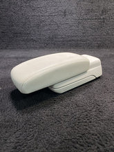 2002-2008 Jaguar X-Type Center Console Lid Arm Rest Storage Tan Leather OEM