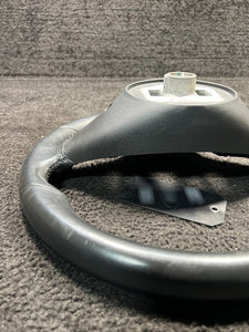 100527900D 2013-2020 Tesla Model S Steering Driver Wheel Black Leather OEM 100527900D