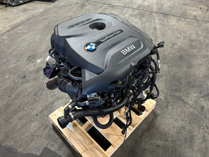  17-19 BMW 230 330 2.0L Complete Engine Assembly 65k miles AWD B46B20
