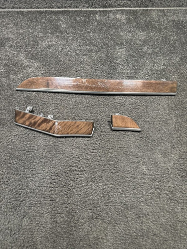 2019 Volvo XC90 Front Dash Wood Grain Trim Molding set OEM