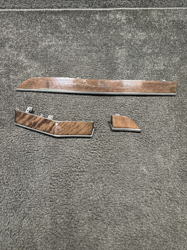 2019 Volvo XC90 Front Dash Wood Grain Trim Molding set OEM