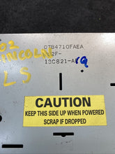 2W4T-18C815-AC 2000-2002 Lincoln LS Stereo Unit Radio AM FM & HVAC Control OEM 2W4T-18C815-AC