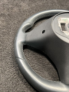 102897000A 2013 Tesla Model S Steering Driver Wheel Black Leather OEM 102897000A