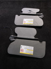 2000-2005 Cadillac Deville Left/Right Driver Passenger Sun Visor Set Gray OEM
