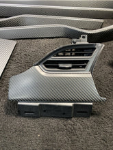 1058053-00-C 16-20 Tesla Model X Front Rear L/R Interior Dashboard Carbon Fiber Trim Set OEM