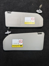 2001-2002 Mazda Millenia Sun Visor Pair Set Left & Right Beige OEM