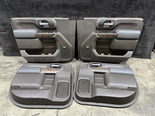 2020 GMC Sierra 2500 3500 Denali Interior Door Card Panels Set Walnut with Ash