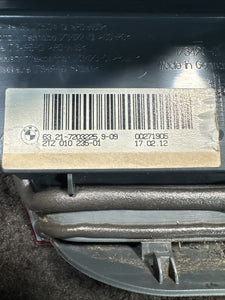 7203225 2012 BMW 535i Left Side Inner Trunk Taillight OEM 7203225