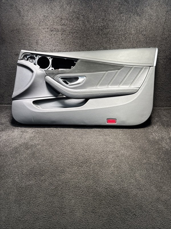 2017 Mercedes C63S AMG Front Right Door Panel W/ Yellow Stitching OEM