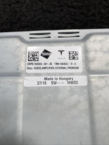 1000350-001-09 12-20 Tesla Model X/S External Audio Sound System Amplifier OEM 1000350-001-09