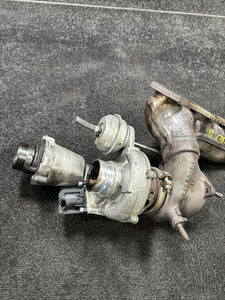 A2710903680 2012 Mercedes C250 1.8L Turbocharger Exhaust Manifold Assembly OEM A2710903680