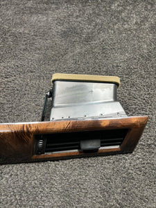 6970268 2009 BMW 528i Front Dash Wood Grain Trim W/ Air Vents OEM 6970268