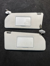 2001-2002 Mazda Millenia Sun Visor Pair Set Left & Right Beige OEM