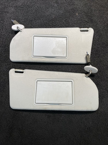2001-2002 Mazda Millenia Sun Visor Pair Set Left & Right Beige OEM