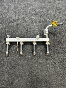 0280151247 11-16 Chevrolet Cruze Fuel Rail Assembly W/ Injectors OEM 0280151247