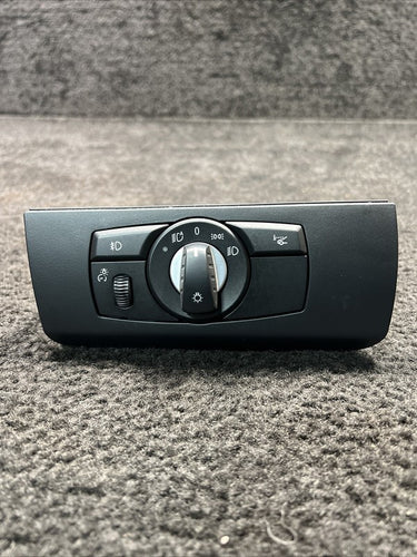913472902 2013 BMW X5 Headlight Control Switch OEM Black 913472902