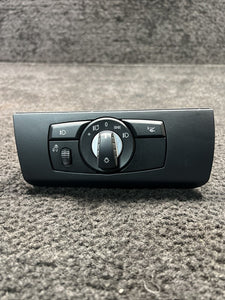 913472902 2013 BMW X5 Headlight Control Switch OEM Black 913472902