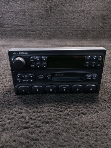 F8AF-19B132-AA 1998-2000 Lincoln Town Car Ford AM FM Cassette Radio Stereo OEM F8AF-19B132-AA