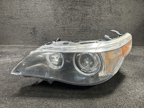 2007 BMW 550i Left Driver Side Xenon Headlight Assembly OEM
