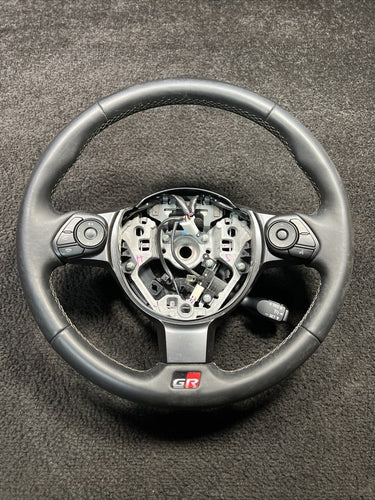 2022 Toyota GR86 Steering Driver Wheel Black Leather OEM