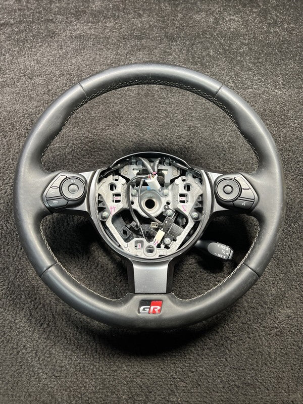 2022 Toyota GR86 Steering Driver Wheel Black Leather OEM