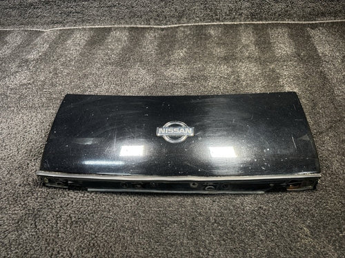 1991-1996 Nissan 300ZX Front Bumper Nose Trim Panel Emblem OEM Black