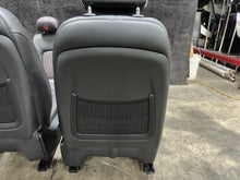 2017 Maserati Levante Complete Black Leather with Red Stitch Seats Kit Set