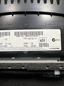 9193748 2009 BMW 528i Information Nav Display Screen OEM 9193748