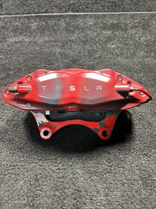 2018 Tesla Model S Front Brembo Brake Calipers Red OEM