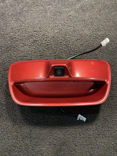 2011 Nissan Leaf Rear Tailgate Lift Handle W/ Rear View Camera OEM Red
