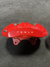 2019 Tesla Model 3 Front Brake Calipers Set OEM Red