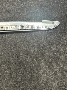 8051330 2013 BMW F10 M5 Rear Right Door Panel Trim Strip Aluminum OEM 8051330