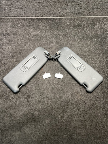 2016 BMW X1 Sun Visors Set W/ Lights OEM Black