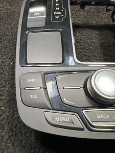 2012 Audi A7 Center Console MMI Nav Radio Control Panel OEM