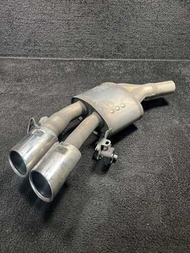 8W0253612B 2018 Audi S4 Right Side Exhaust Muffler W/ Tips OEM 8W0253612B
