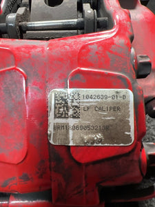 2018 Tesla Model S Front Brembo Brake Calipers Red OEM